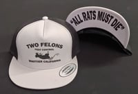 Image 2 of Two Felons "Pest Control" V2 Trucker (silver/bk) 
