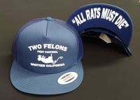 Image 2 of Two Felons "Pest Control" V2 Trucker (Navy) 