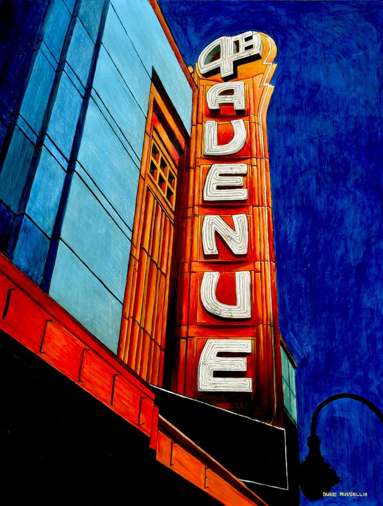 Image of 4th Avenue Theater Print