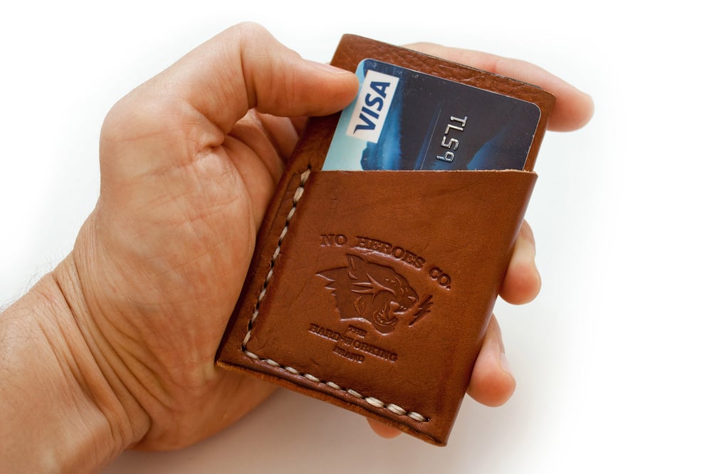 Image of El Primero — "Antique Saddle" Italian Cowhide Leather Wallet