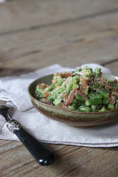 Image of salade de haricots verts et noix de coco