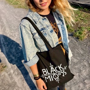 Image of Tote Bag - Black Mirrors Logo