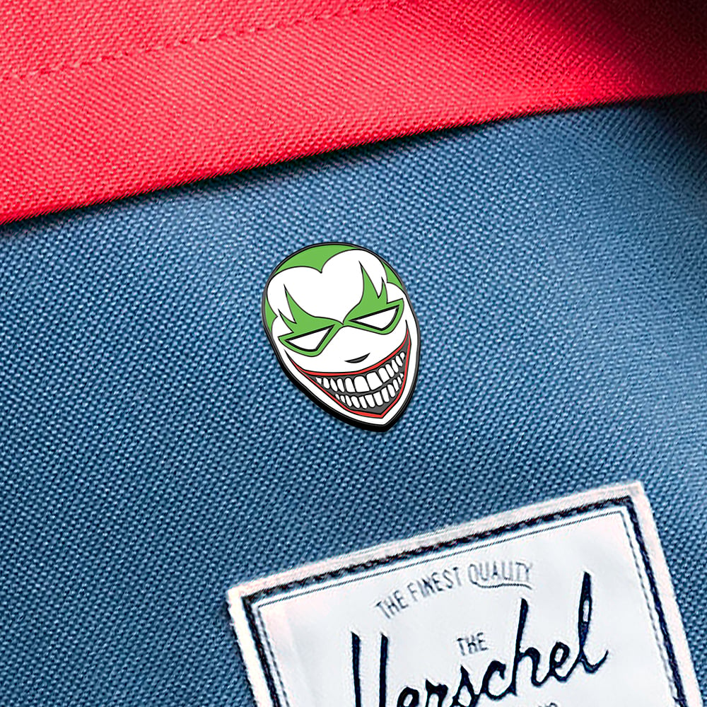 Image of LuchaPop! El Joker Enamel Pin Badge