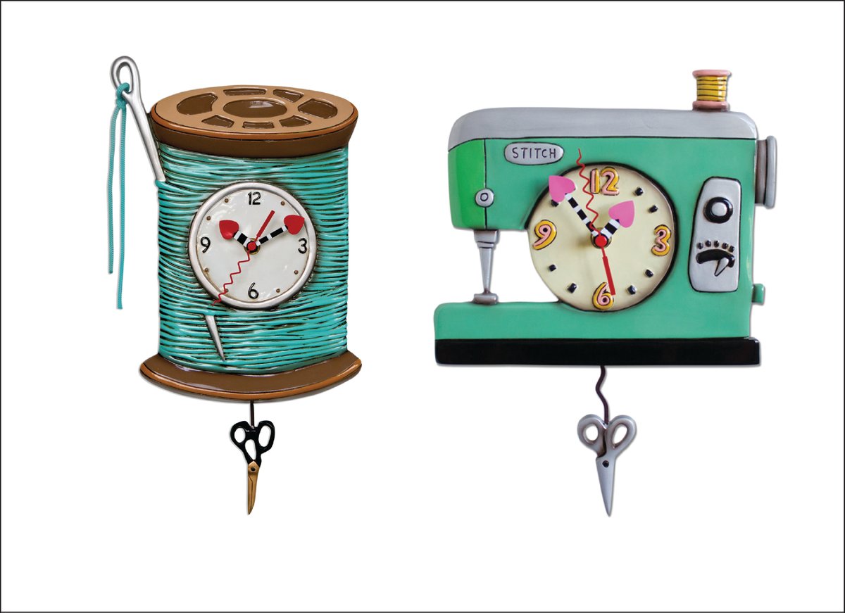 Stitch of Time Sewing Notions Clock - Split