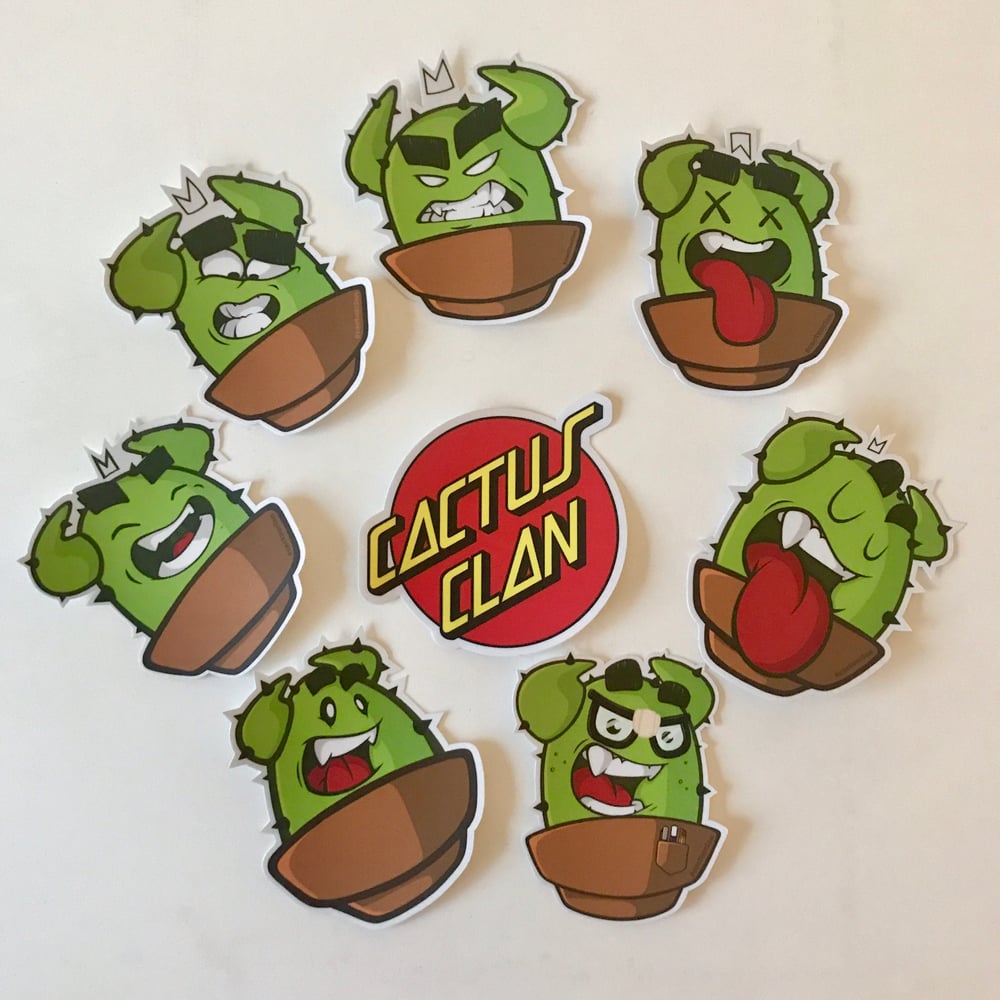 Image of The "Cactus Crew" Sticker Pack