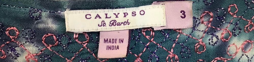 Image of Calypso St. Barts "Tye Dye Resort Dress"