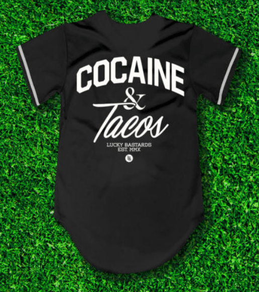 Image of LB Baseball Cocaine & Tacos Jersey