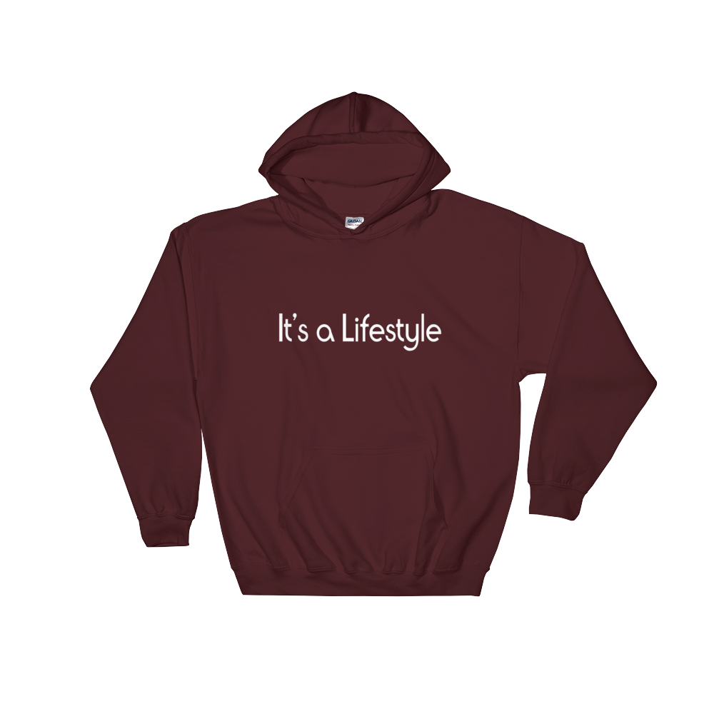 Image of Maroon Lifestyle Hoodie