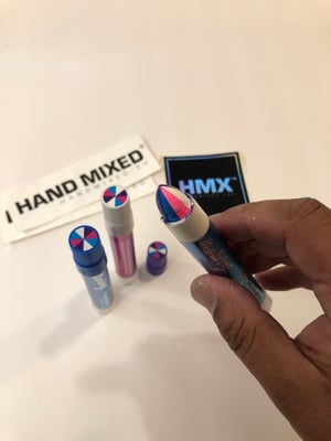 Hand Mixed “Its a Living” Split Solid Marker