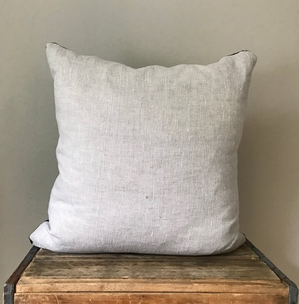 Image of Coffee Bean Mudcloth Pillow 20”x20”