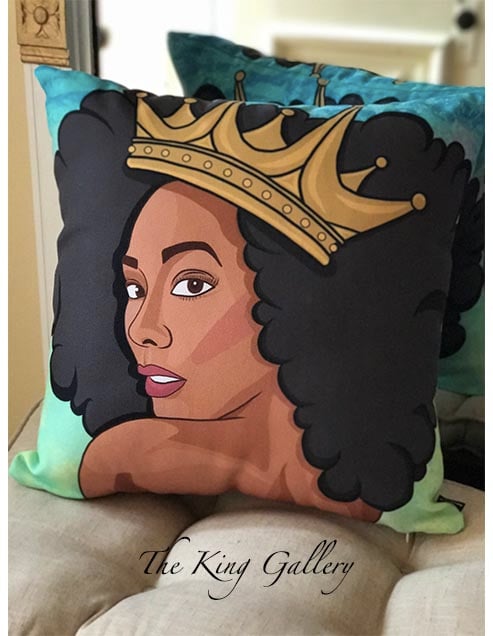 Image of Reigning Queen Throw Pillow