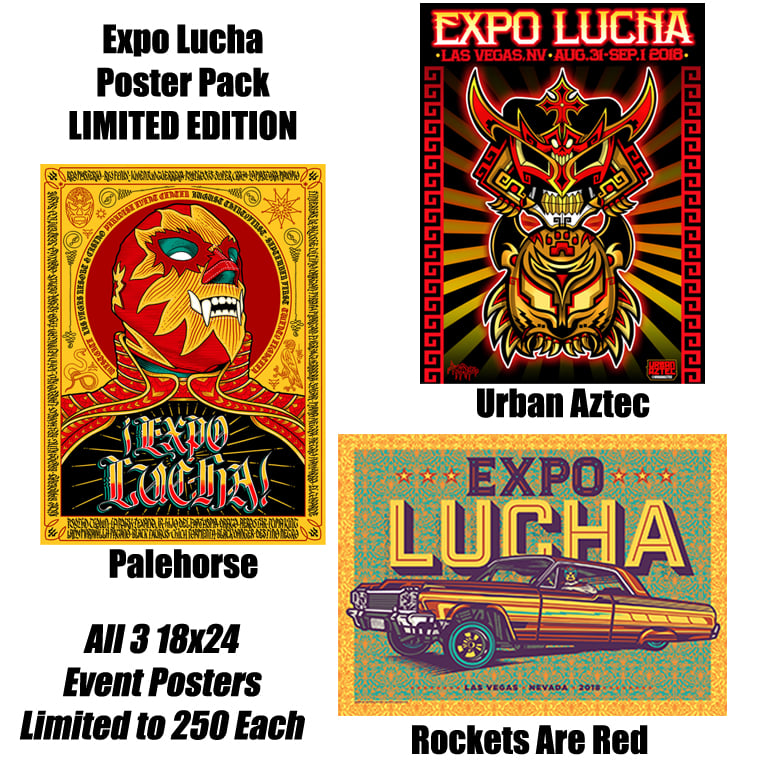 Image of Expo Lucha Poster Pack