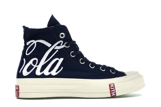 Image of Converse Chuck Taylor All-Star 70s Hi Kith x Coca Cola (Navy)