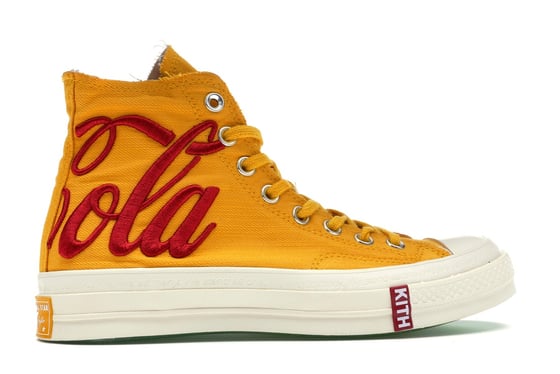 Image of Converse Chuck Taylor All-Star 70s Hi Kith x Coca Cola (Yellow)