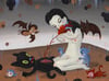 "The Demon Nymph" <br>Original Painting <br> by Gary Baseman