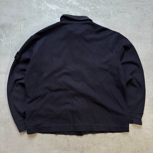 Image of SS 2000 Stone Island Ribbed Zip Up, size XL