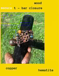 Image 2 of HEMATITE BALANCE BAR BRACELET