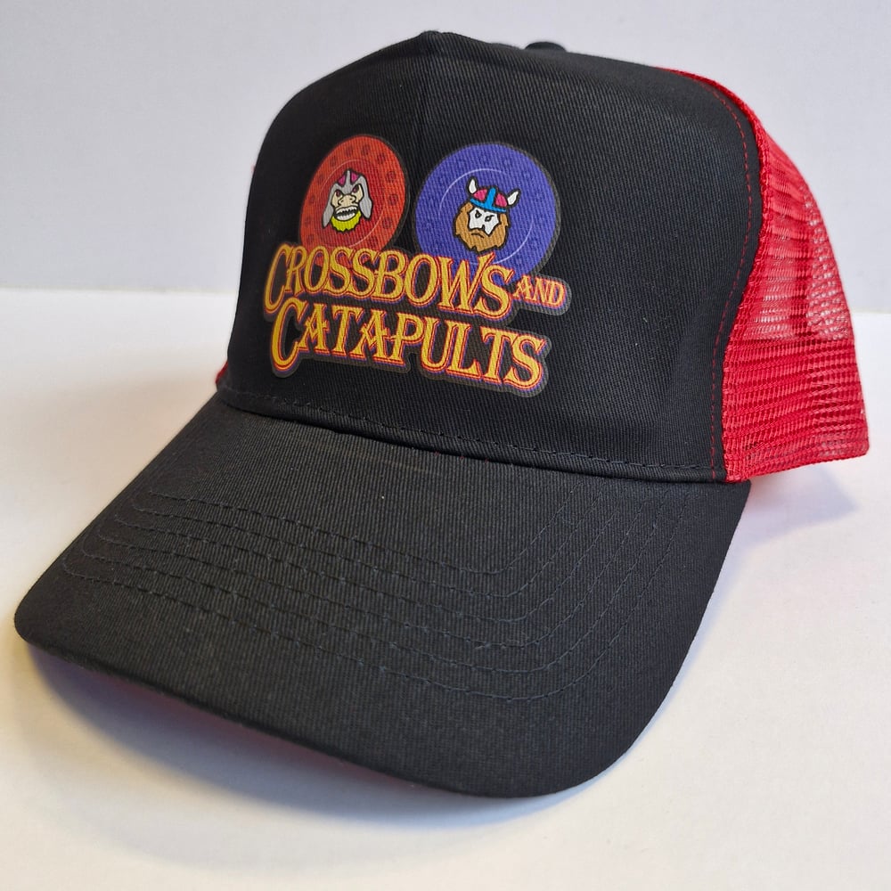 Image of Crossbows & Catapults Inspired Trucker Cap Hat