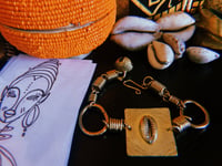 Image 1 of Olajide// Brass Cowrie Bracelet