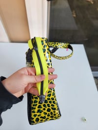 Image 3 of Subhumans punk rock leopard shoulder bag 