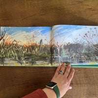 Image 12 of HEDGEROWS & VERGES: A Year of Drawing Outside - Hardcover sketchbook zine