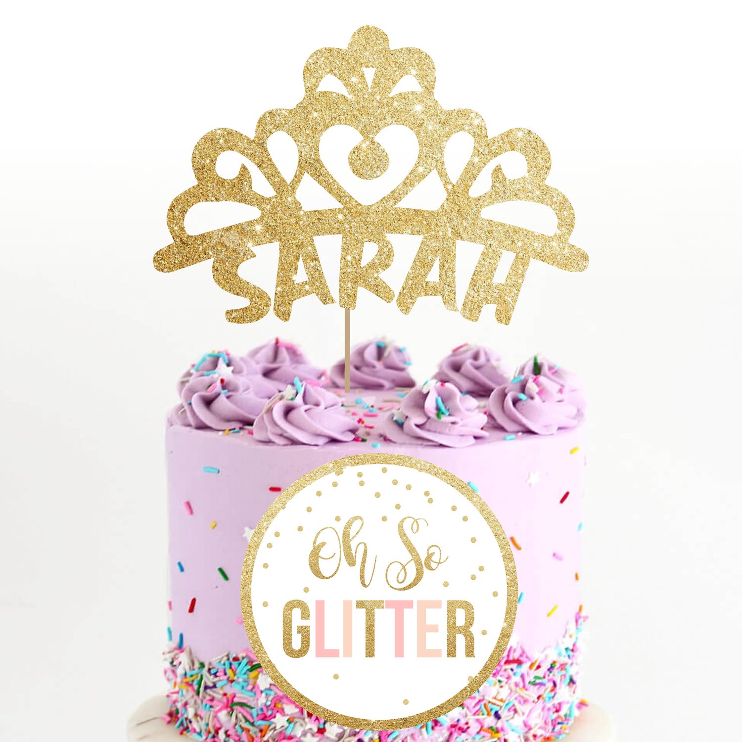Image of Tiara Crown Cake Topper