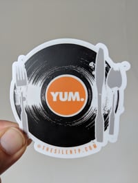 Image 1 of YUM. Vinyl Die cut sticker