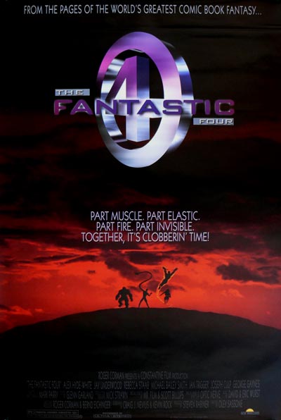 Image of Fantastic Four Movie Poster one sheet  US ONLY!