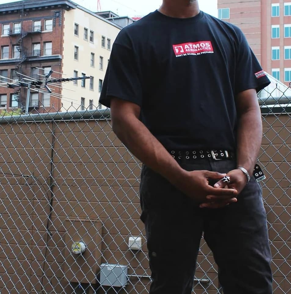 Image of BLK-CREW TEE