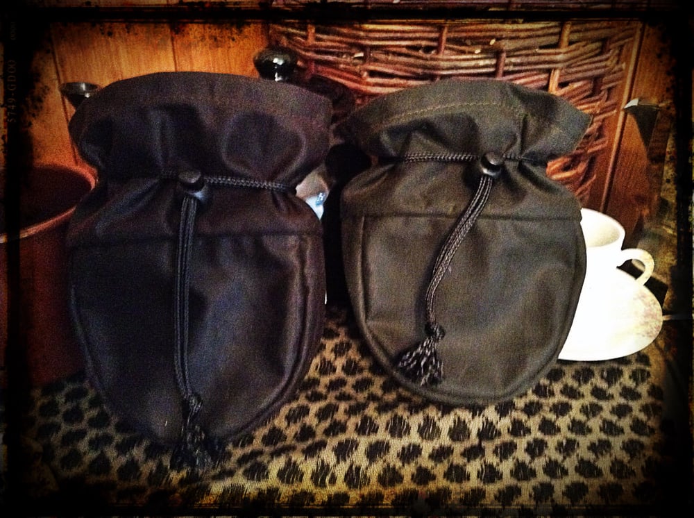 Image of Sami Style Oilskin & Canvas Pouches