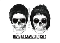 Image 2 of Oasis skulls - Live Forever R Kid