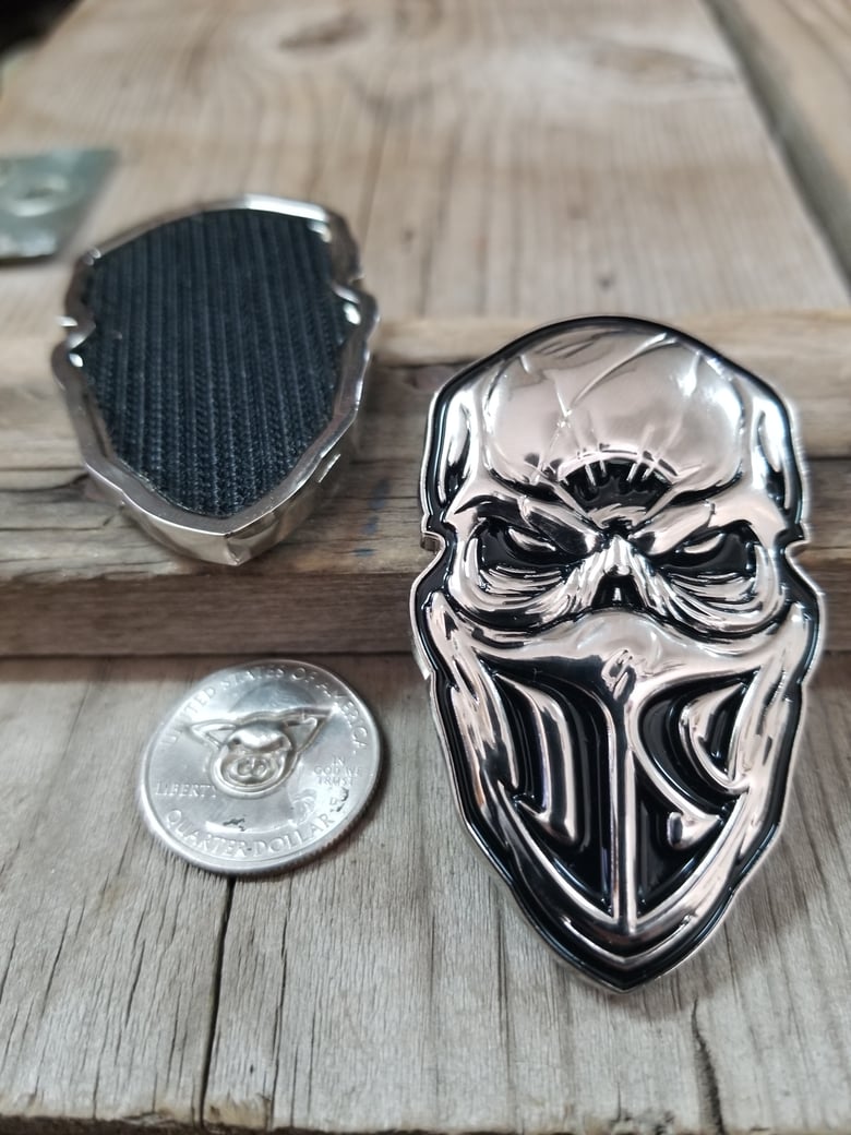 Image of 3D Metal Skinz Logo Patch