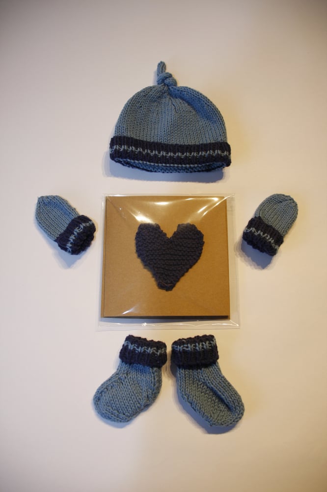Image of Welcome to the World Gift Set- Blue