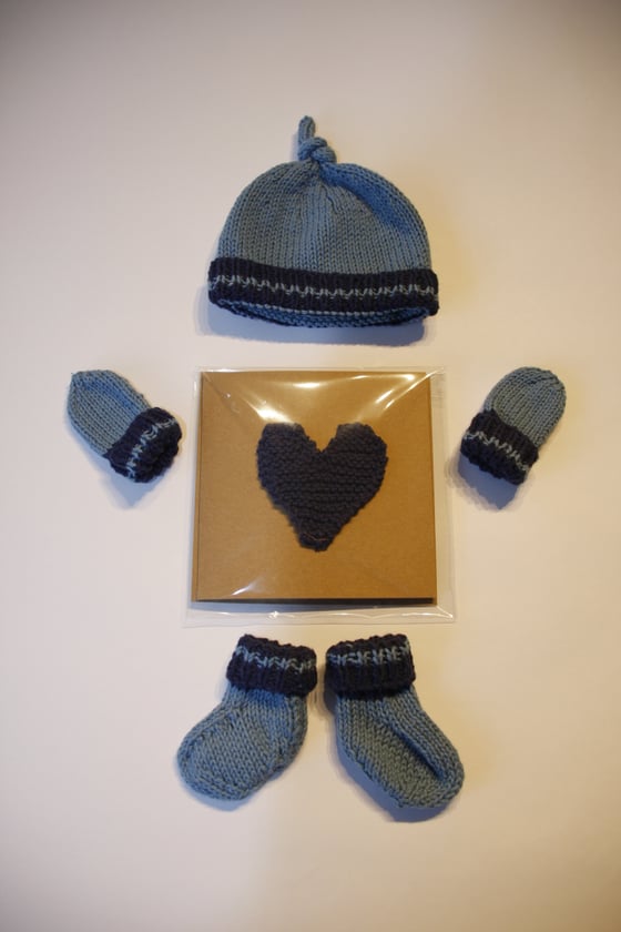 Image of Welcome to the World Gift Set- Blue