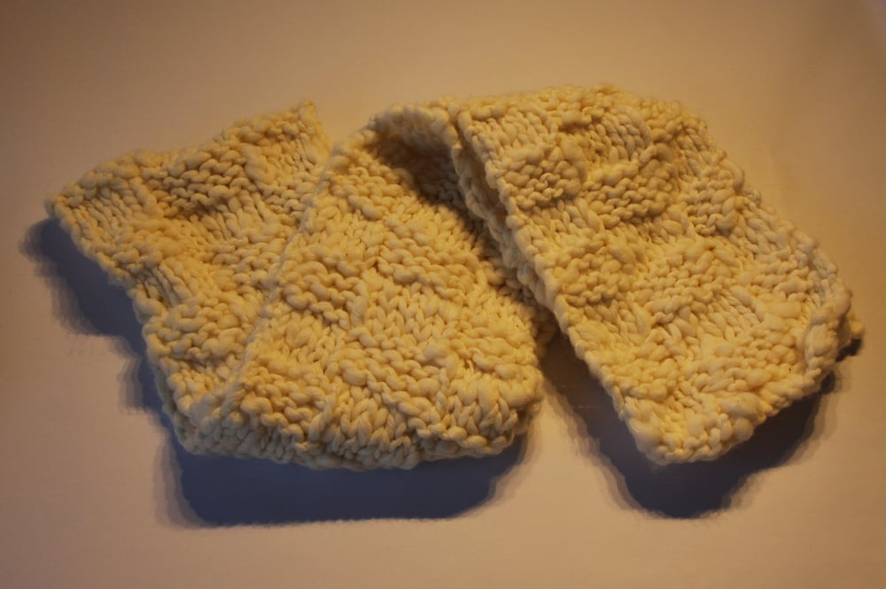 Image of Cream Check Scarf