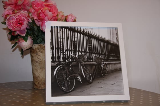 Image of 'Bicycles' Framed Photograph