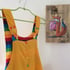 Children’s Yellow Rainbow Button Up Dungaree Dress Image 5