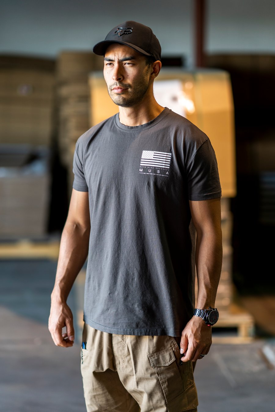 Image of Give Rise 2018 Tactical T-Shirt :: Slate Gray