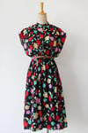 Image of SOLD Apples And Flowers Dress