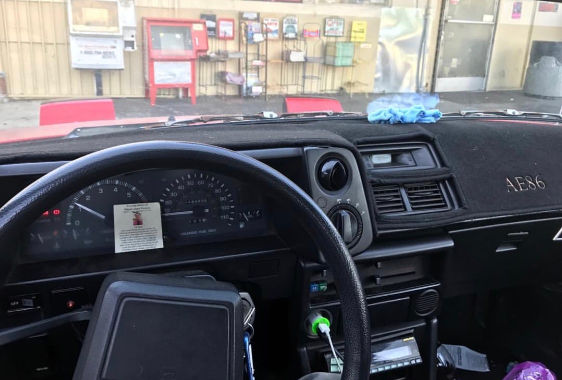 ae86 dash cap