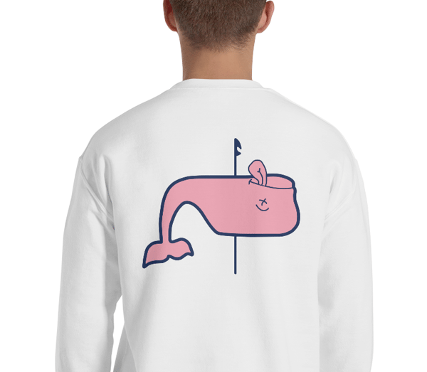 Image of Dead Whale Crewneck - White