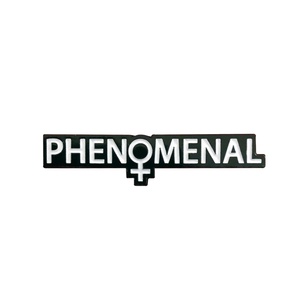 Image of Phenomenal Woman Pin (Black)