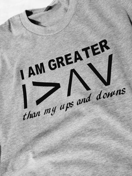 Image of I am greater tee