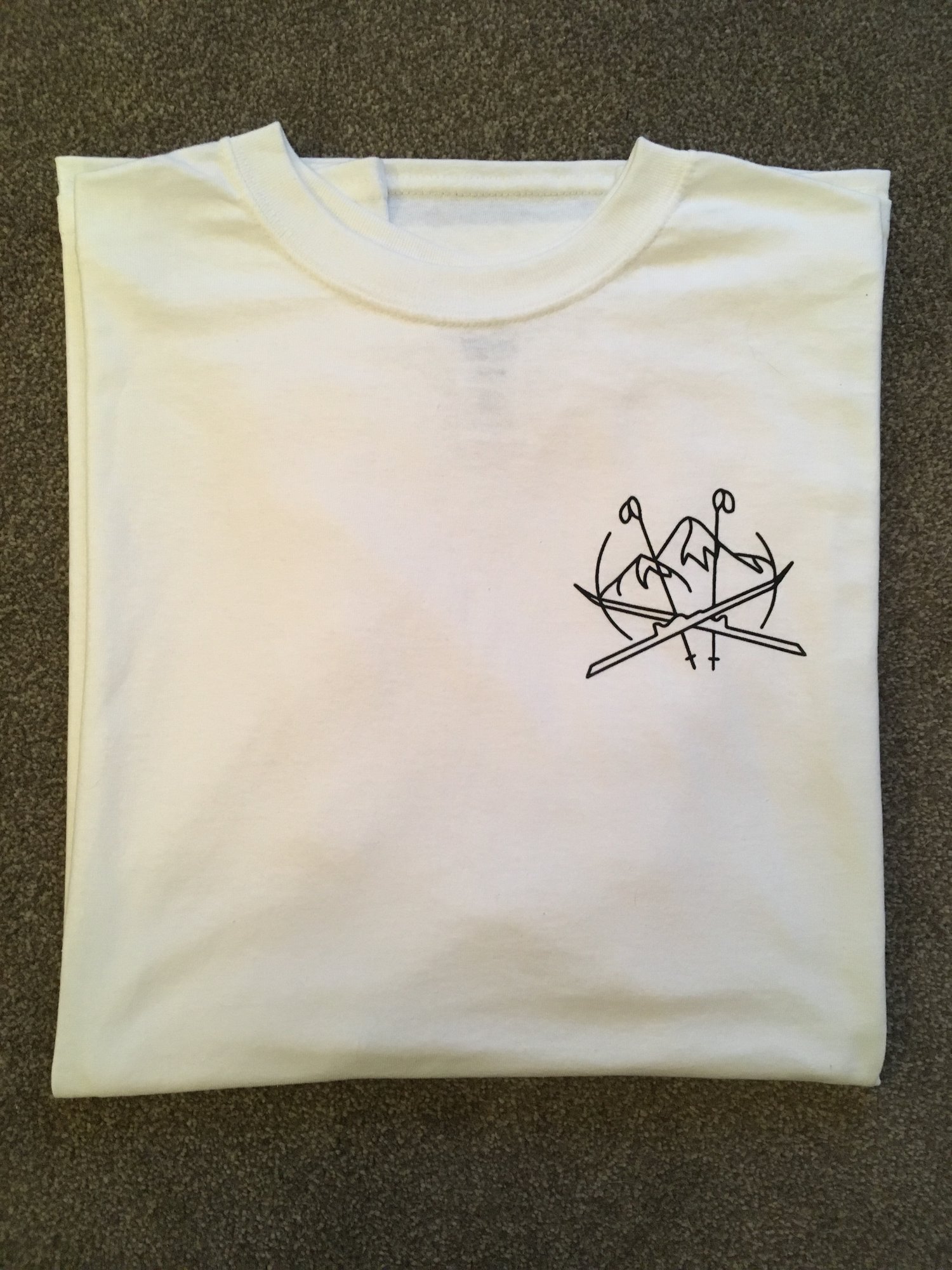 Image of Ski T-Shirt (White)