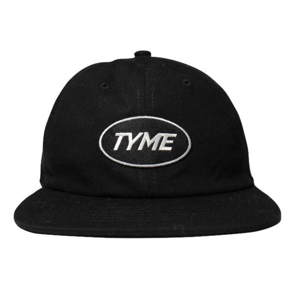 Image of 6 Panel Unconstructed Patch Cap - Black