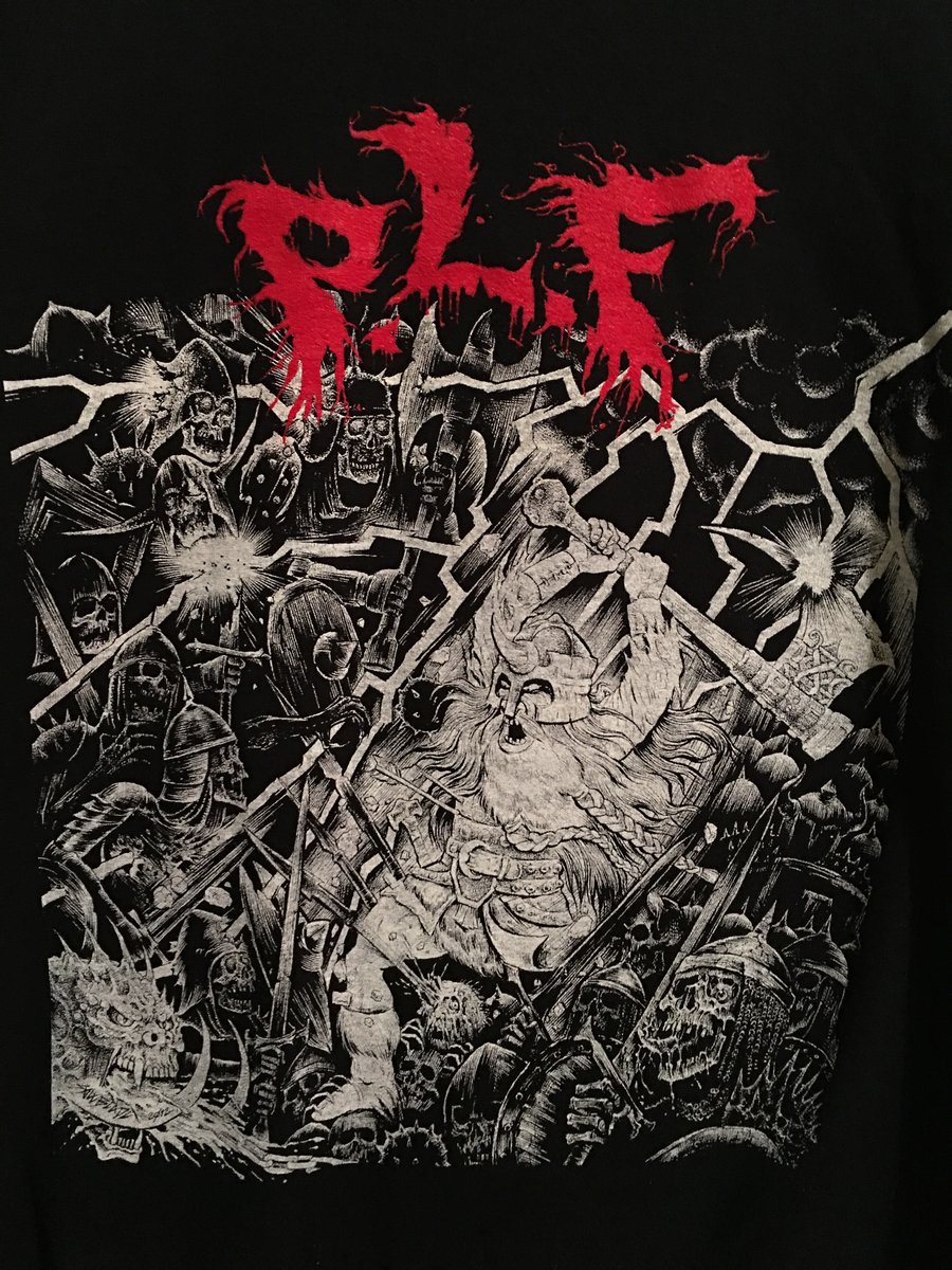 Image of PLF - Devious Persecution and Wholesale Slaughter T Shirt (Licensed print by Selfmadegod Records)