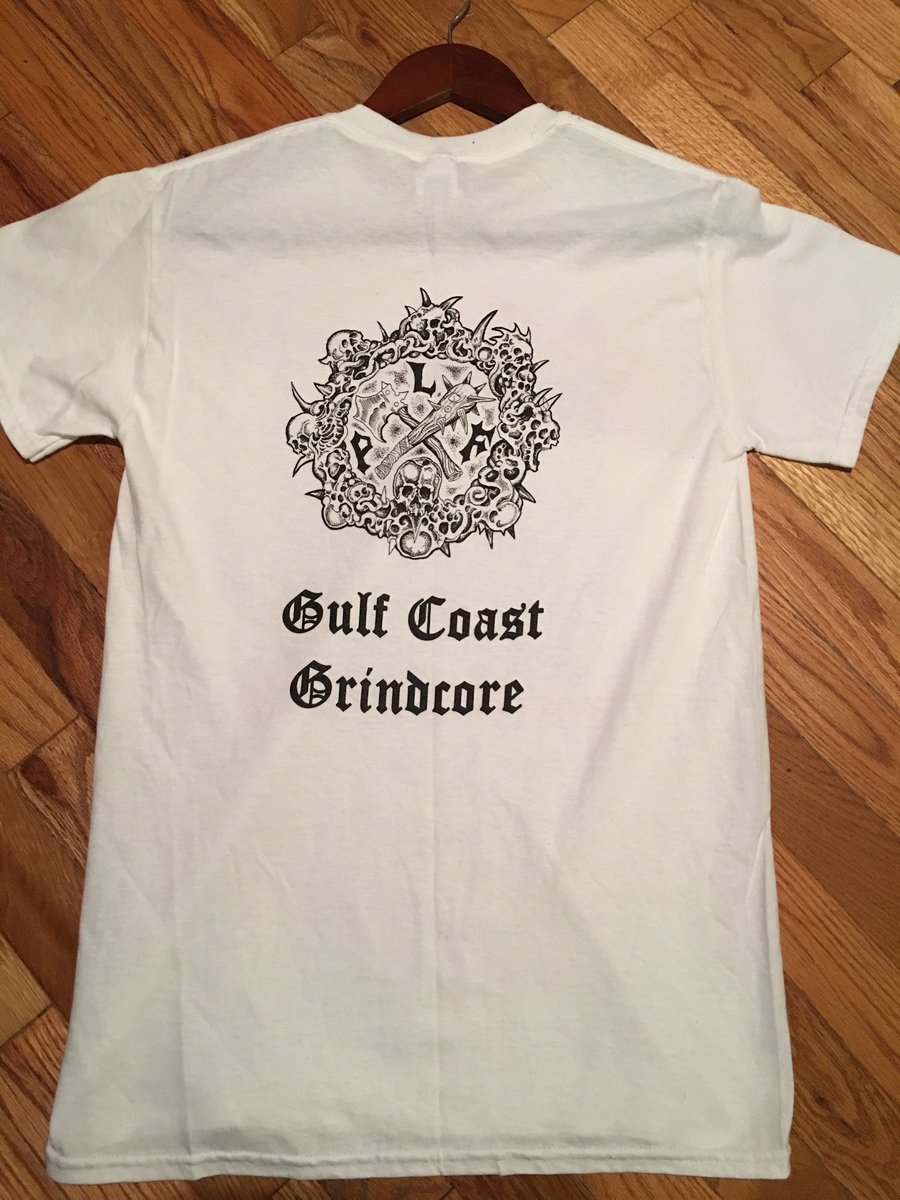 Image of PLF - WHITE OR BLACK Jackhammering Deathblow of Nightmarish Trepidation Shirt