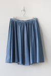 Image of Full Circle Chambray Cotton Skirt