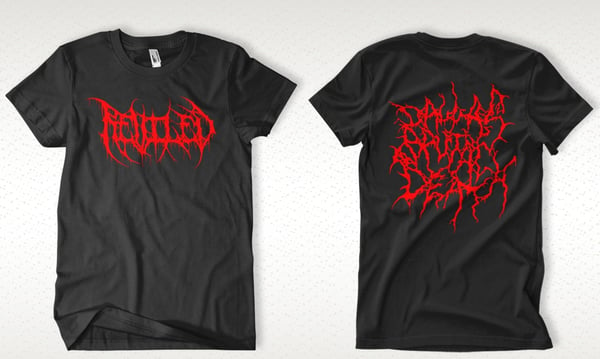 Image of "Dallas Brutal Death" logo shirt (black)