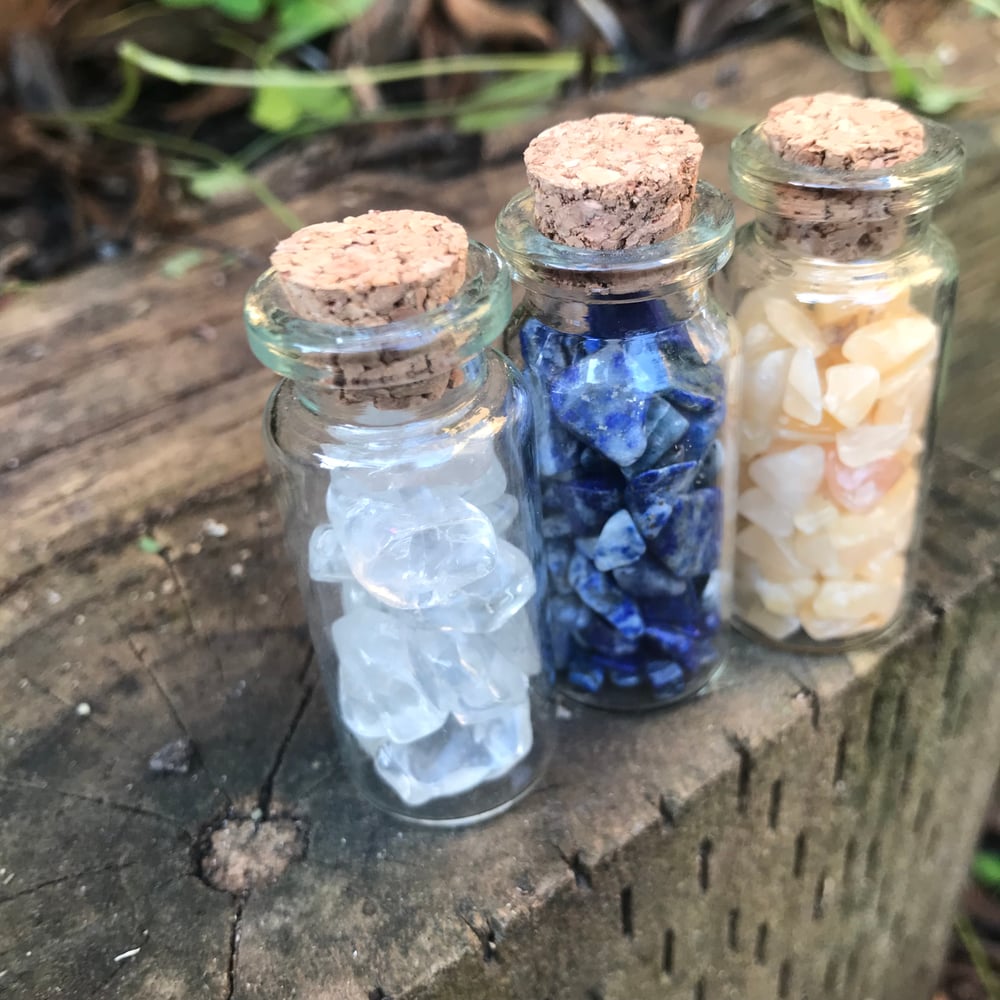 Mini crystal jars